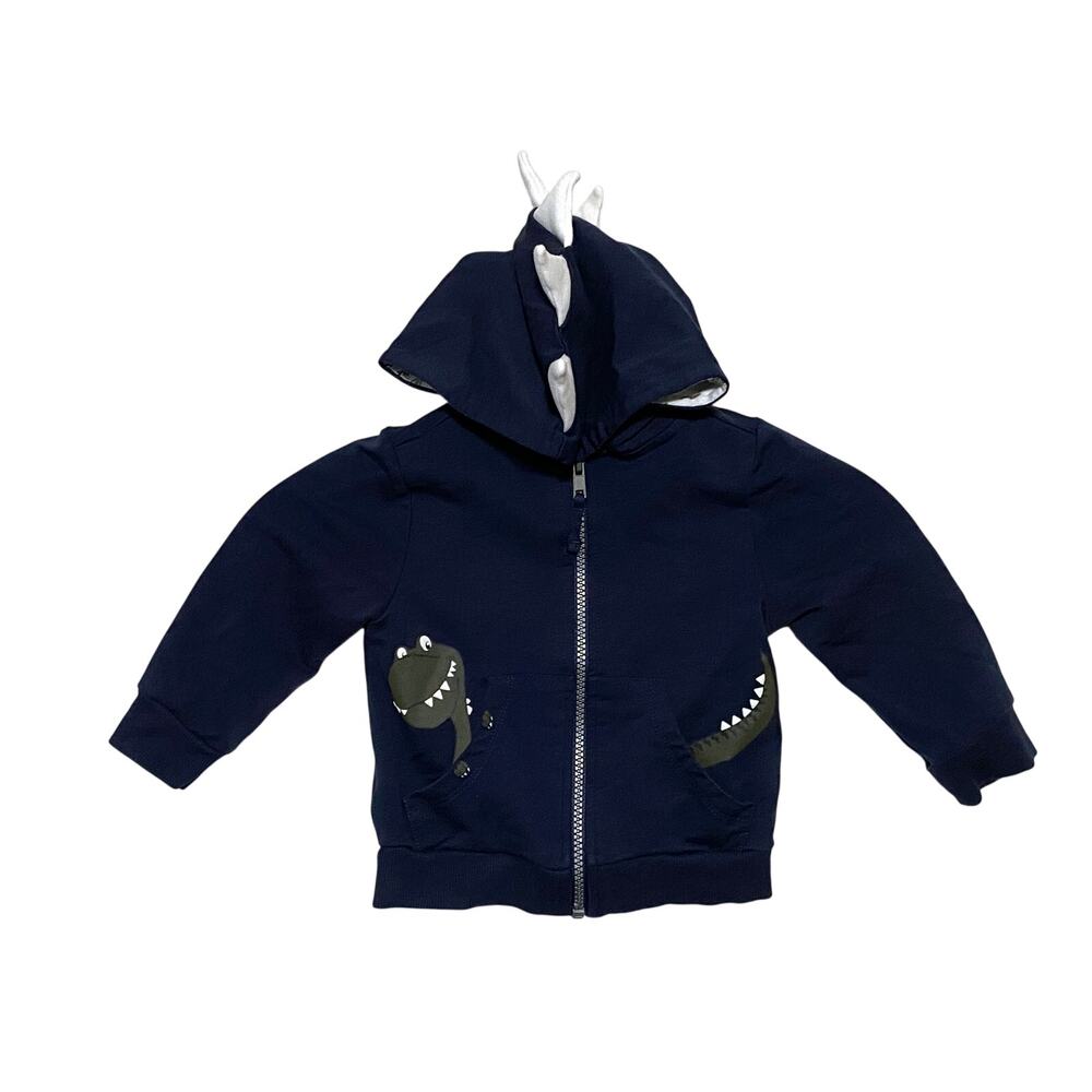 Fierce Frank Dinosaur Costume Jacket Hoodie Zip Baby 12M Spikes Dress Up Play